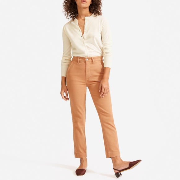 Everlane Cashmere Crew Neck Cardigan - Picture 3 of 11